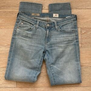 Like New Women’s AG Jeans Size 27R “The Stilt” Fit Color Light Denim